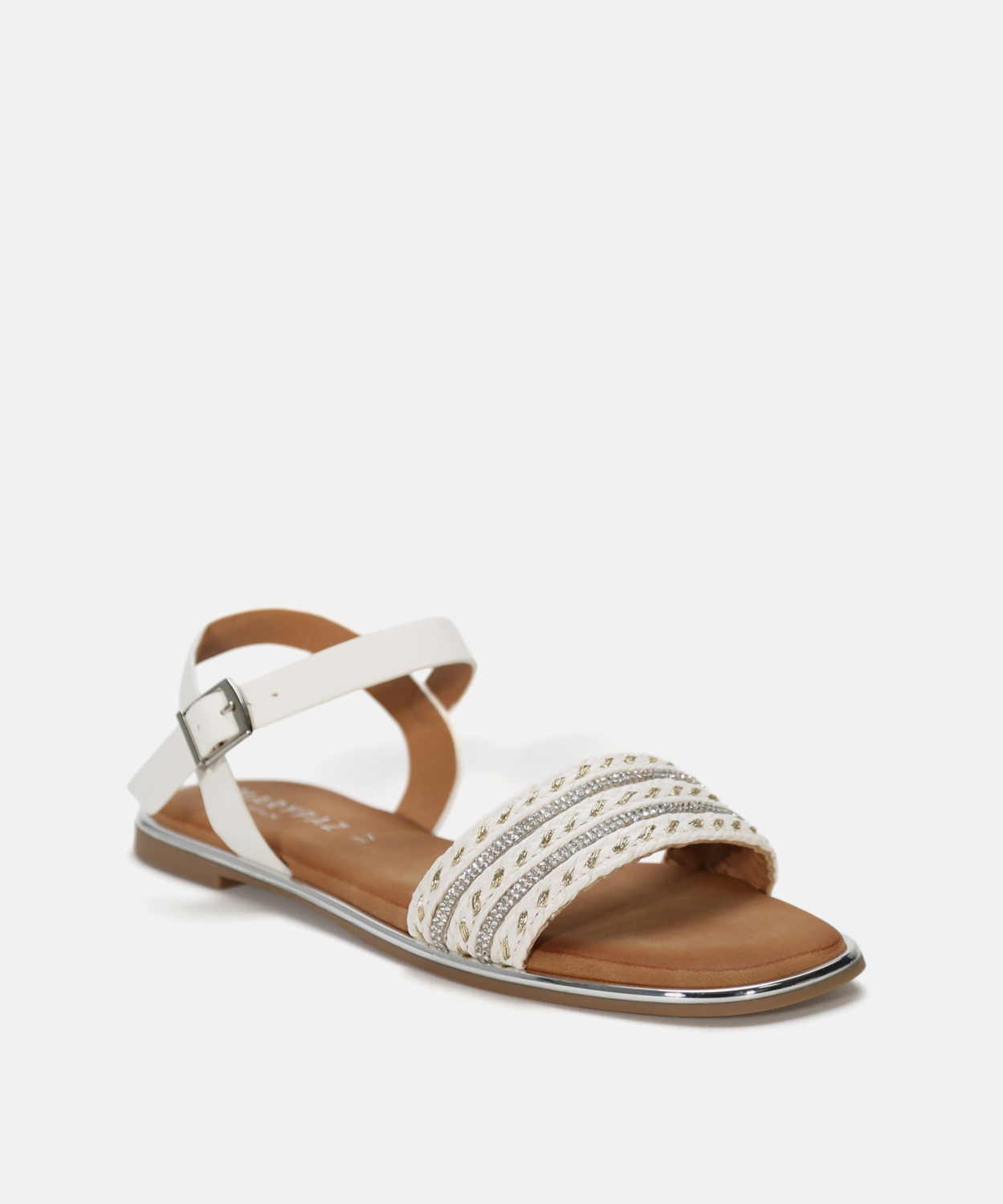 Sandalia plana combinado image number null